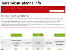 Tablet Screenshot of keramik-pfanne.info